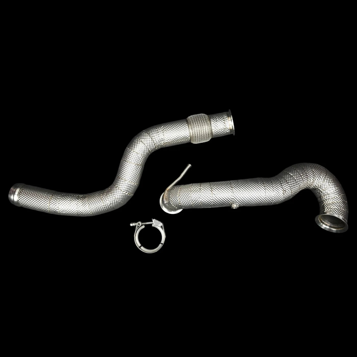 BlackBoost Mercedes CLA45 (117) M133 2.0L I4 Turbo Catless Downpipes